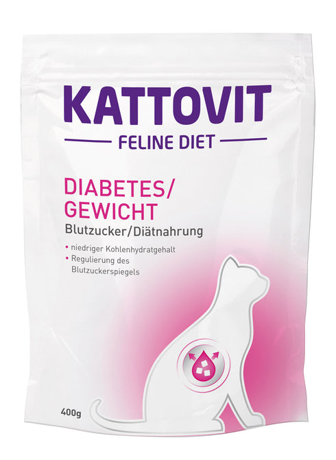 Hrana uscata pentru pisici Kattovit Diabetic Overweight 400g
